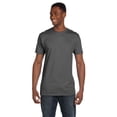 thumbnail image 1 of Hanes Mens Ringspun Cotton Crewneck Nano-T T-Shirt Smoke Gray Small, 1 of 3
