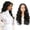 black, variant on More Beautiful 24 inch 13x6 HD Lace Front Synthetic Wigs for Women, Black Loose Body curly Wave Glueless Wig