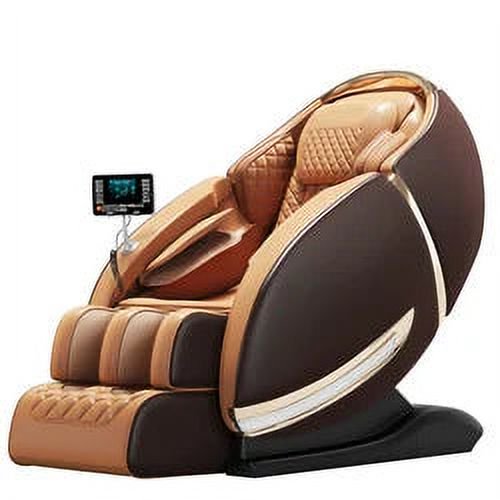 Luxury Foot Full Body Electric AI Smart Recliner Heat Therapy 3D SL Track Zero Gravity Shiatsu 4D Massage Chair for Home Office My Lux Decor Round
