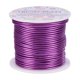 thumbnail image 1 of Alambre de aluminio calibre 12, 30,5 m (100 pies), anodizado, para joyería, manualidades, abalorios y flores. Color morado., 1 of 9