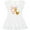 AA-White, variant on My Gramma Loves me- cute giraffe Girls Toddler Dress