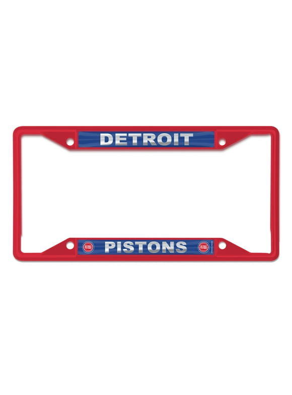 WinCraft Detroit Pistons Chrome Color License Plate Frame