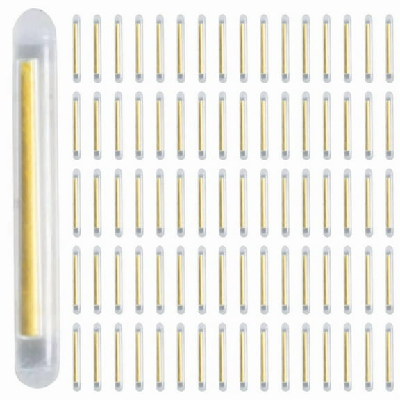 200PCS Fishing Float Light Stick Fluorescent Lightstick LED Fluorescent Dark Glow Sticks Fishing Float Accessories 4.5mm