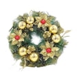 thumbnail image 4 of perfeclan Artificial Christmas Wreath Christmas Tree Decoration DIY Xmas Garland Hanging Ornaments, for Indoor Outdoor Parties Festival, 4 of 9