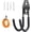 Black 1 Pcs, variant on Garage Hooks Wall Mount, Garage Tool Storage Hooks, Wall Hangers for Hose, Tools, Garden Equipment, Ladder, Bikes, Broom and mop, Black