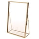 thumbnail image 1 of Marco de fotos de vidrio transparente independiente rectangular antiguo simple para la decoración del hogar - Oro, 1 Kuyhfg Bienvenido a Kuyhfg, 1 of 5