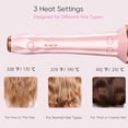 thumbnail image 4 of Automatic Curling Iron, 1 Inch 2-Way Auto Rotating Hair Curler for Long Thick Hair,  Heating Ceramic Curling Wand with 3 Heat Settings, Anti-Scald, Beginner Friendly, 60 Mins Auto Shut-Off, 4 of 5