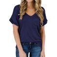 thumbnail image 1 of T-shirt à Manches Courtes et Col Rond pour Femmes, 1 of 3