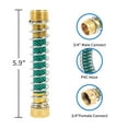 thumbnail image 2 of Garden Hose Extension Adapter, Hose Kink Protector with Coil Spring Garden Hose Coiled Spring Protector, 1 Pack, 2 of 6