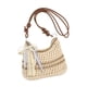 thumbnail image 3 of Bolso de hombro tejido para playa, elegante y moderno, con correa ajustable para el hombro, ideal para cumpleaños. Caqui beige, 3 of 9