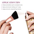 thumbnail image 4 of LUMINESS Airbrush Veil Tinted Moisturizer with Buffing Brush, Tan 100 - Lightweight, Hydrating, & Skin-Plumping Face Moisturizer Spray - Facial Skin Tint with Hyaluronic Acid, Ceramides, & Aloe, 4 of 5