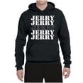 thumbnail image 2 of Wild Bobby Jerry Springer 90's TV Talk Show Host Jerry Jerry Chant Famous People Unisex Hoodie Sweatshirt, Black, Small, 2 of 6