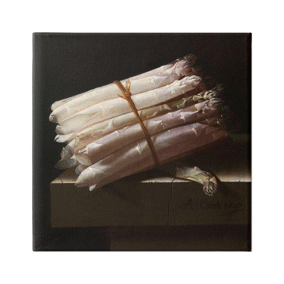 Stupell Industries Still Life with Asparagus Adriaen Coorte Classical Painting Painting Gallery Wrapped Canvas Print Wall Art, Design by one1000paintings