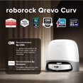 thumbnail image 2 of Roborock Qrevo Curv Robot Vacuum Cleaner and  Mop | 18,500Pa Suction, Self Cleaning Dock, & Al Obstacle Recognition | Pet Hair, Carpet & Hard Floor, 2 of 10