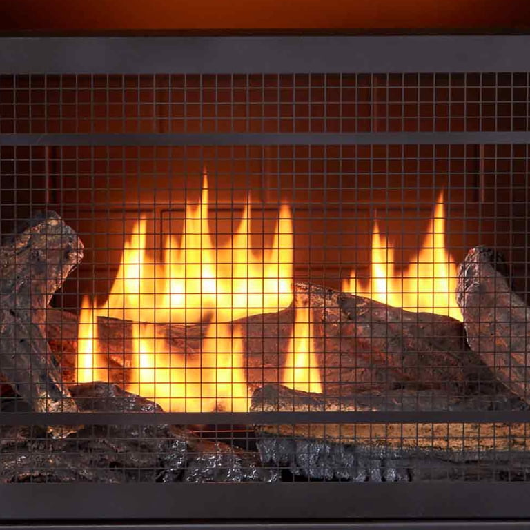 Duluth Forge 26,000 BTU Dual Fuel Ventless Gas Fireplace Insert with Remote  - Walmart.com