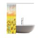 thumbnail image 3 of Cortina de Ducha ABPHQTO Puesta de Sol Campos de Girasoles 150x180 cm, 3 of 3