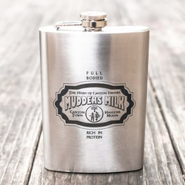 8oz Mudders Milk Stainless Steel Flask 8oz Mudders Milk Stainless Steel Flask