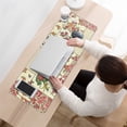 thumbnail image 3 of Long Mouse Pads for Desk,Pioneer Flower Floral Print Pattern Desk Mats on Top Of Desks, Desk Mouse Pad Extra Large with 3mm Non-Slip Base and Stitched Edge for Gaming,Office,Work,Home 31.5"x11.8", 3 of 6