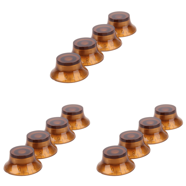 4 Uds. Perillas Velocidad Acrílicas Control Tono Y Volumen para Guitarra Eléctrica LP SG