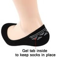 thumbnail image 4 of No Show Socks Womens, Ultra Low Cut Liners Non Slip Footies for Flats Hidden Invisible Boat Summer 3 to 8 Pairs, 4 of 11