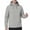 Gray, variant on Men Hooded Softshell Jacket, Full‑Zip Windproof Water‑Resistant Outerwear, Adjustable Drawstring Hood, Hand Pockets, Hiking Camping Outdoor Daily Activities XXL