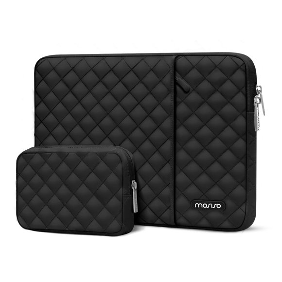 Funda acolchada MOSISO para portátil de 13,3" con bolsillo, color negro