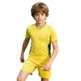 thumbnail image 3 of WAYUTE Boys Children's Football Uniform Set Quick Drying Sports Soccer Shirt for Kids Stretchy Short Sleeve Suit Casual Clothing Sets, 3 of 6