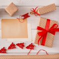 thumbnail image 3 of Cinta de raso roja Cinta de regalo navideña Cintas de 6 mm 10 mm 15 mm para manualidades Envoltura de regalos Decoraciones navideñas (22 m/rollo X 3 rollos) (Rojo), 3 of 5