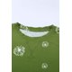 thumbnail image 3 of ABPHQTO Camiseta de mujer con cuello redondo y estampado de diente de león verde, 3 of 5
