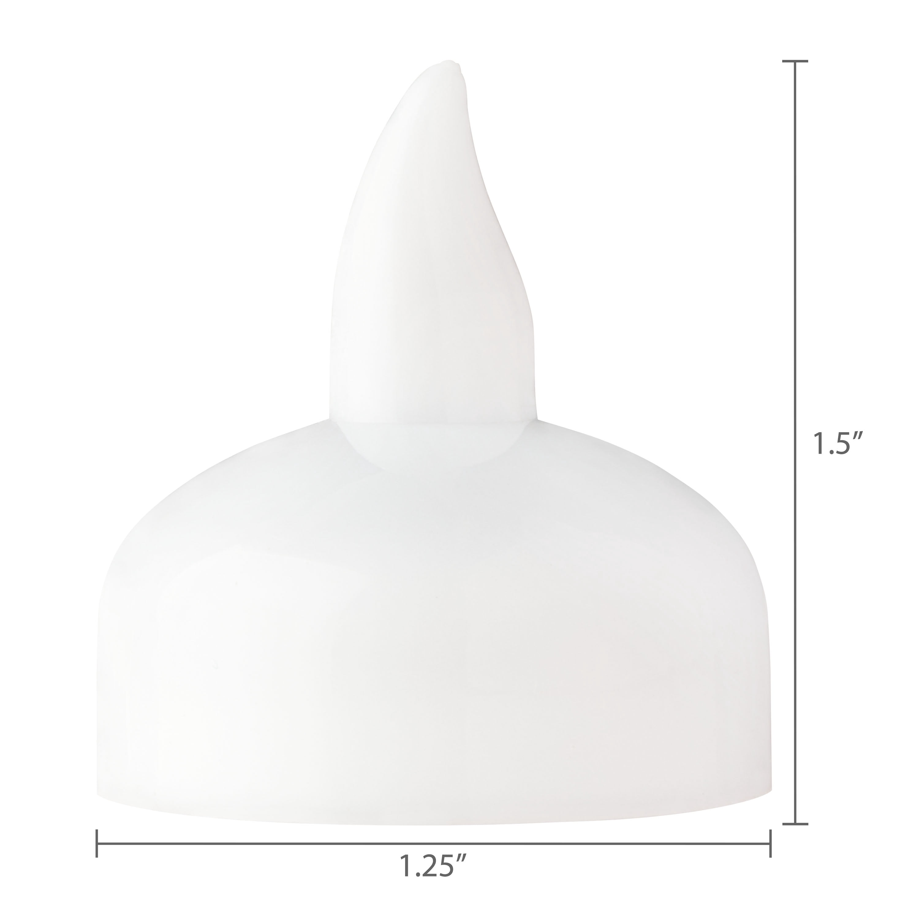 Way To Celebrate Battery-Operated LED Floating Tealights, White, 24 Count