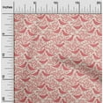 thumbnail image 2 of oneOone Cotton Jersey Pink Fabric Asian Bird Block Print Dress Material Fabric Print Fabric By The Yard 58 Inch Wide, 2 of 4