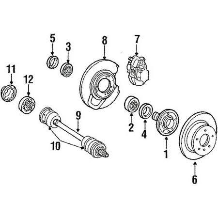 Genuine OE Mercedes-Benz Rotor - 126-423-00-12-64