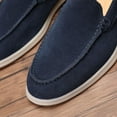 thumbnail image 6 of Men's Suede Loafers Slip-On Casual Shoes Soft Flat Sole Comfortable Driving Office Shoe, 6 of 8