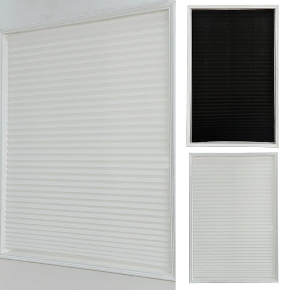 Household Home Kitchen Pleated Shades Blinds Sheer Cafe Window Bathroom Curtain