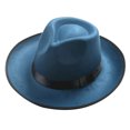 thumbnail image 2 of LINASHI Women Sun Visor Wide Brim Straw Hat Belt Buckle Beach Sun Hat Vintage Cap, 2 of 3
