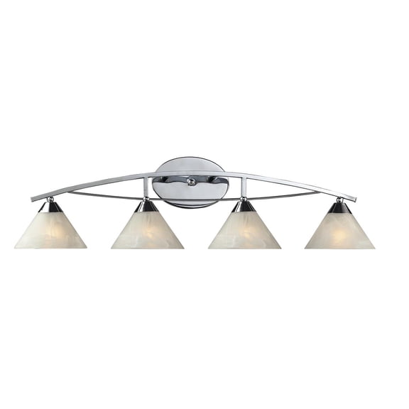 Elk Home 36-Inch Wide Elysburg Vanity Light, Polished Chrome