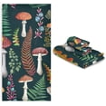 thumbnail image 6 of Coolnut Fern Mushroom Bath Towels Soft Absorbent Bath Towels Bath Towel Set of 3 for Home Hotel Bathroom Decor, 6 of 6