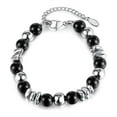 thumbnail image 1 of Pulsera de abalorios de acero inoxidable para hombre y mujer 180+50 mm, 1 of 2