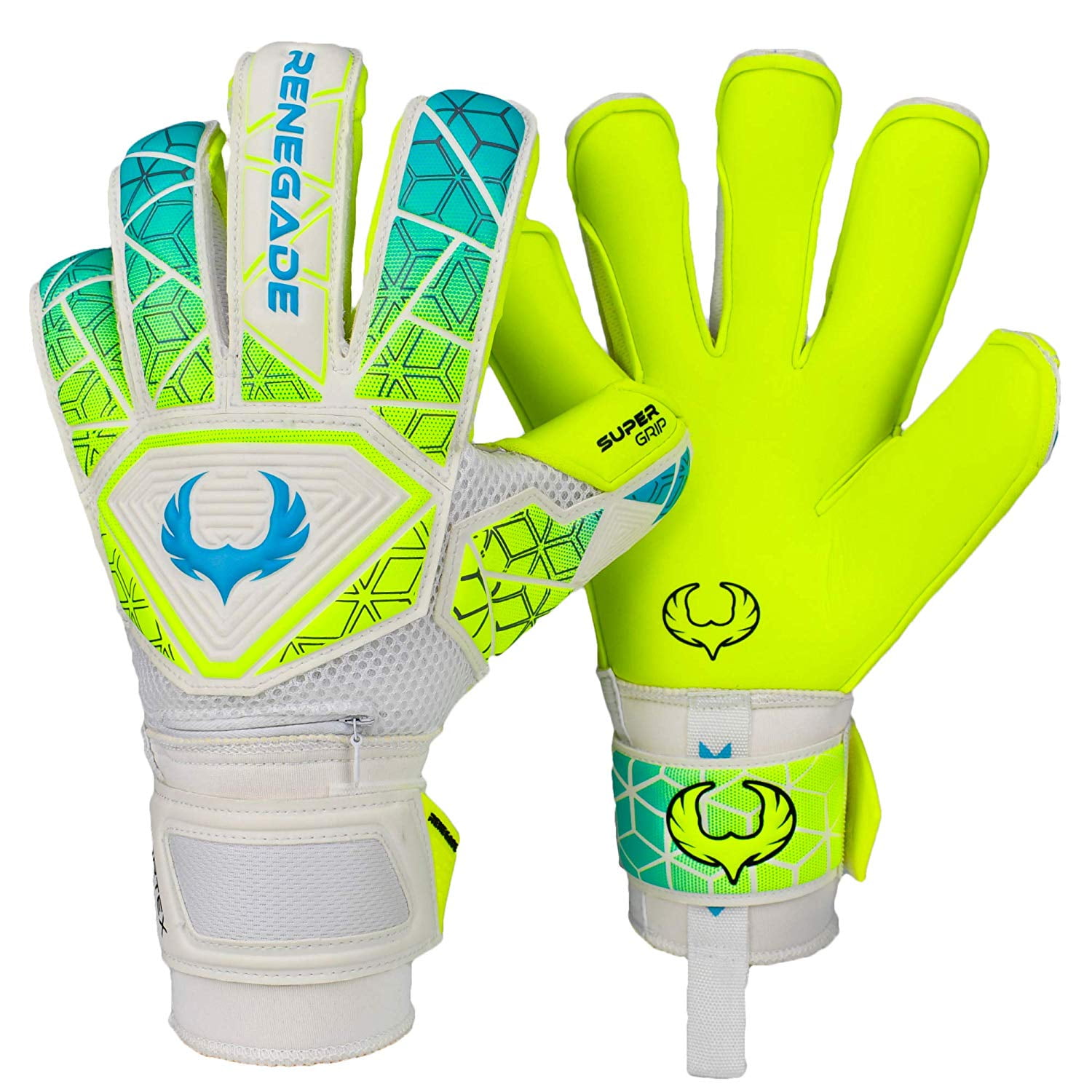 Unisex Goalkeeper Gloves Smart Fit –Soft Latex KIDS FOOTBALL GLOVES Goalkeeper Goalie Soccer Gloves Junior Children Youngsters Boys/Girls Premier League Soccer