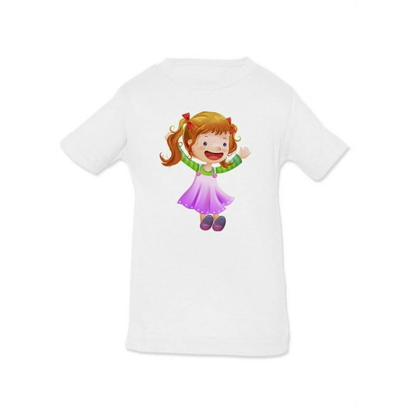 Girl With A Dress T-Shirt Infant -Image by Shutterstock,  12 Months
