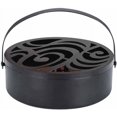 thumbnail image 1 of Soporte para espirales de mosquitos de acero inoxidable, soporte para espirales de mosquitos, soporte de incienso con tapa y asa, contenedor retro, soporte de metal para espirales de insectos, 1 of 5