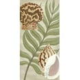 thumbnail image 2 of Vess, June Erica 9x14 Black Ornate Wood Framed with Double Matting Museum Art Print Titled - Palm Beach I, 2 of 4