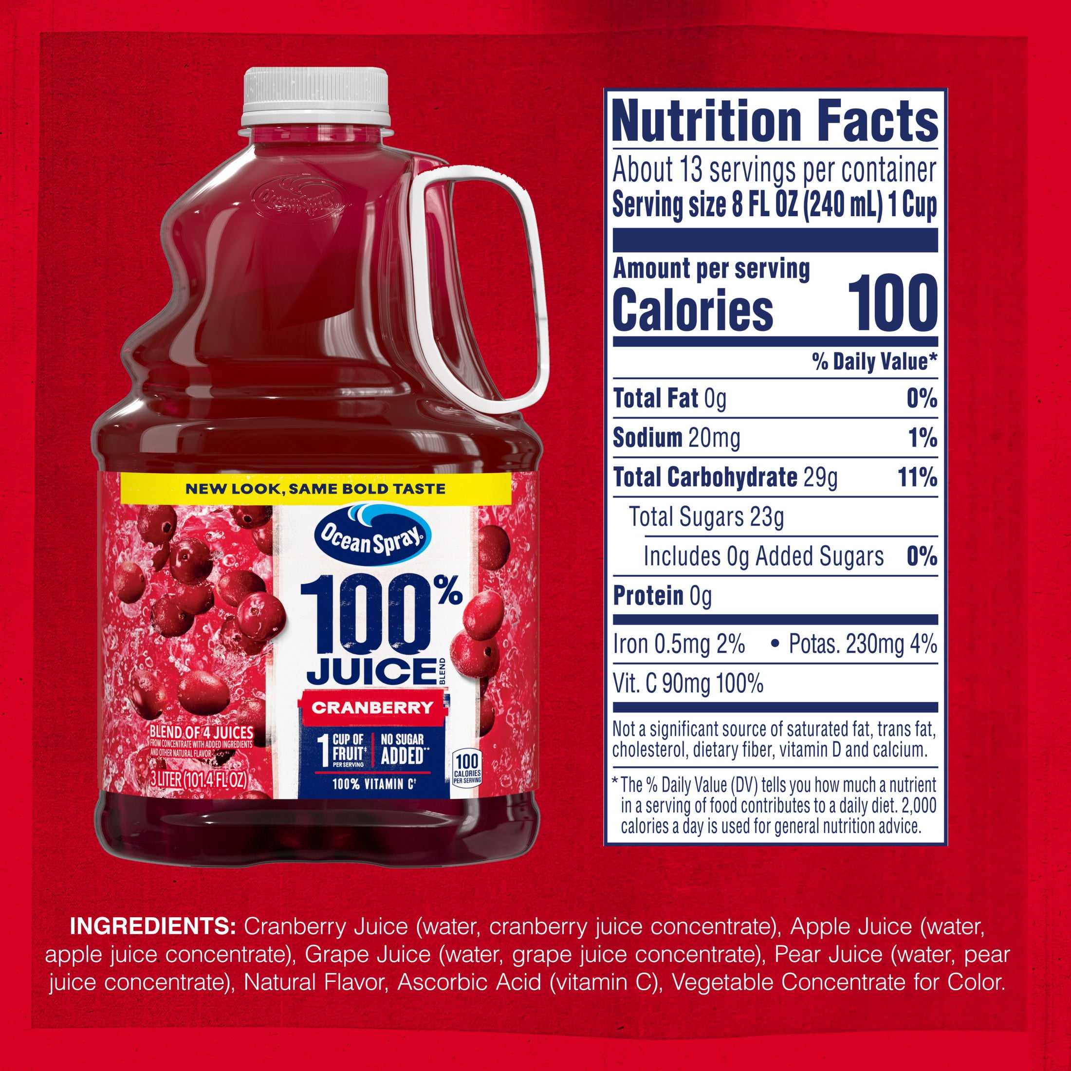100 percent cranberry juice sale