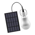 thumbnail image 3 of Lámpara colgante de panel con energía solar para acampar con bombilla LED shamjiam Luz de bombilla al aire libre, 3 of 9