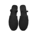 thumbnail image 3 of BLISSFUL STEP Women's Mesh Round Toe Slip on Slides Flats Sandals Black 6, 3 of 6