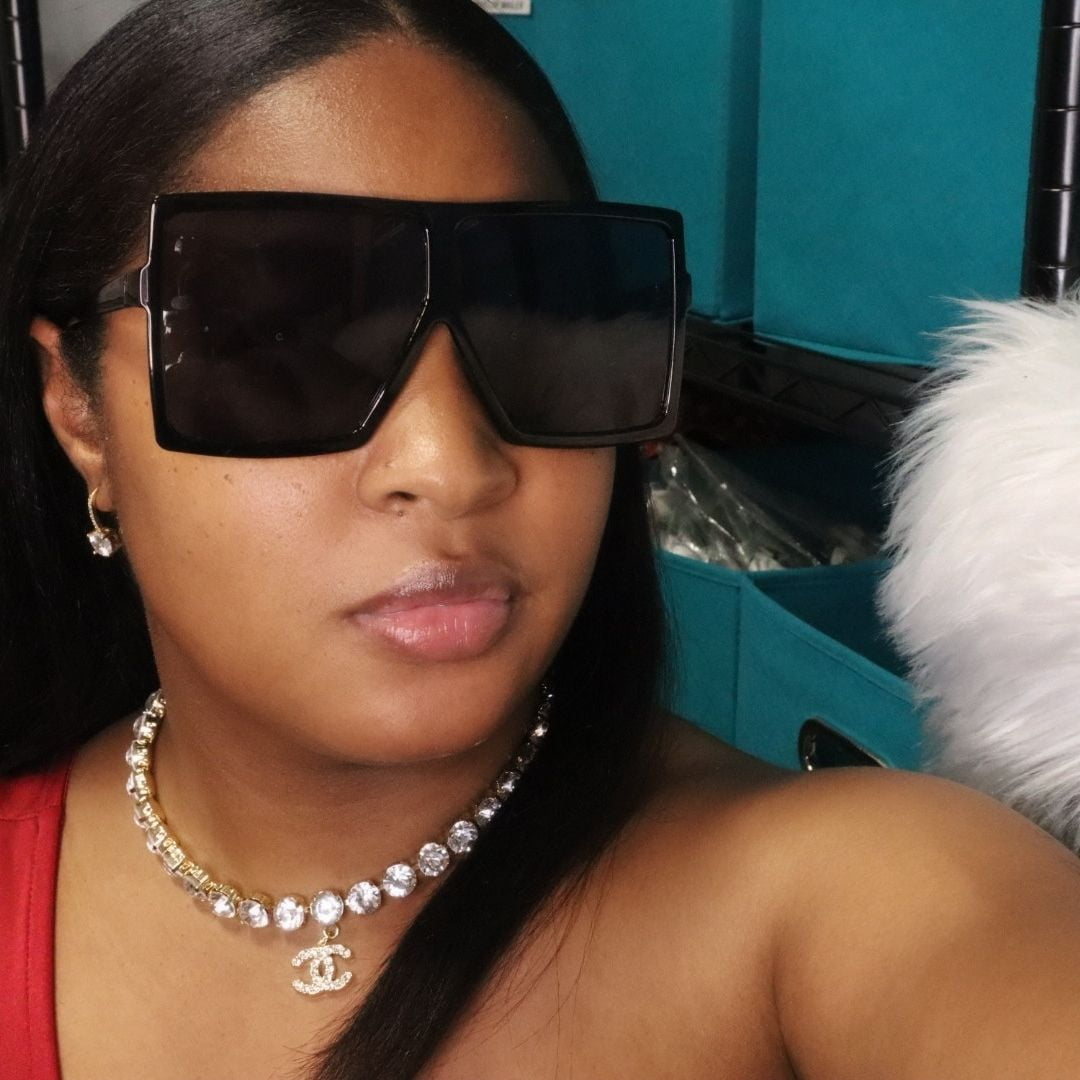 OG Flat Top Eazy E Shades w/Super Dark Lens Gangster Sunglasses Basik Eyewear