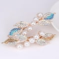 thumbnail image 4 of meidiya Crystal Hair Claw Clip Rhinestone Pearl Hair Clips Hair Barrettes Spring Clip Bridal Wedding Formal Event Jewelry Accessory for Women and Girl, 4 of 8