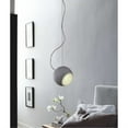 thumbnail image 2 of 7" Round Silver Ceiling Pendant Lamp, 2 of 3