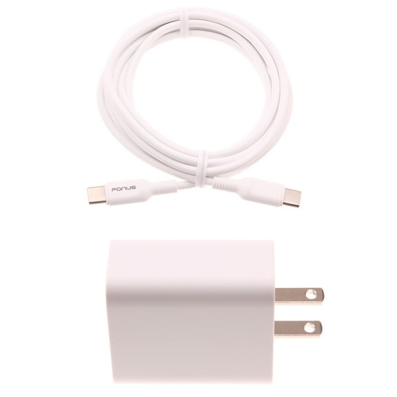 PD Type-C 18W Fast Home Charger for Motorola Edge (2021) Phone - 6ft USB-C Cable Quick Power Adapter Travel Q2J Compatible With Motorola Edge (2021) Model