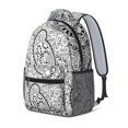 thumbnail image 2 of Decorative Paisley Print School Backpack - Waterproof & Breathable Bookbag with Adjustable Straps, 2 of 6